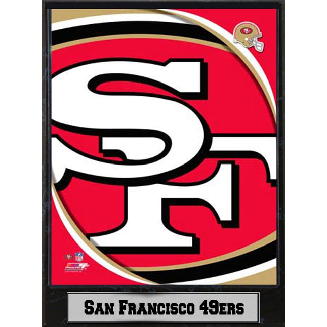 2011 San Francisco 49ers Logo Plaque (9 x 12) - Free Shipping On Orders ...