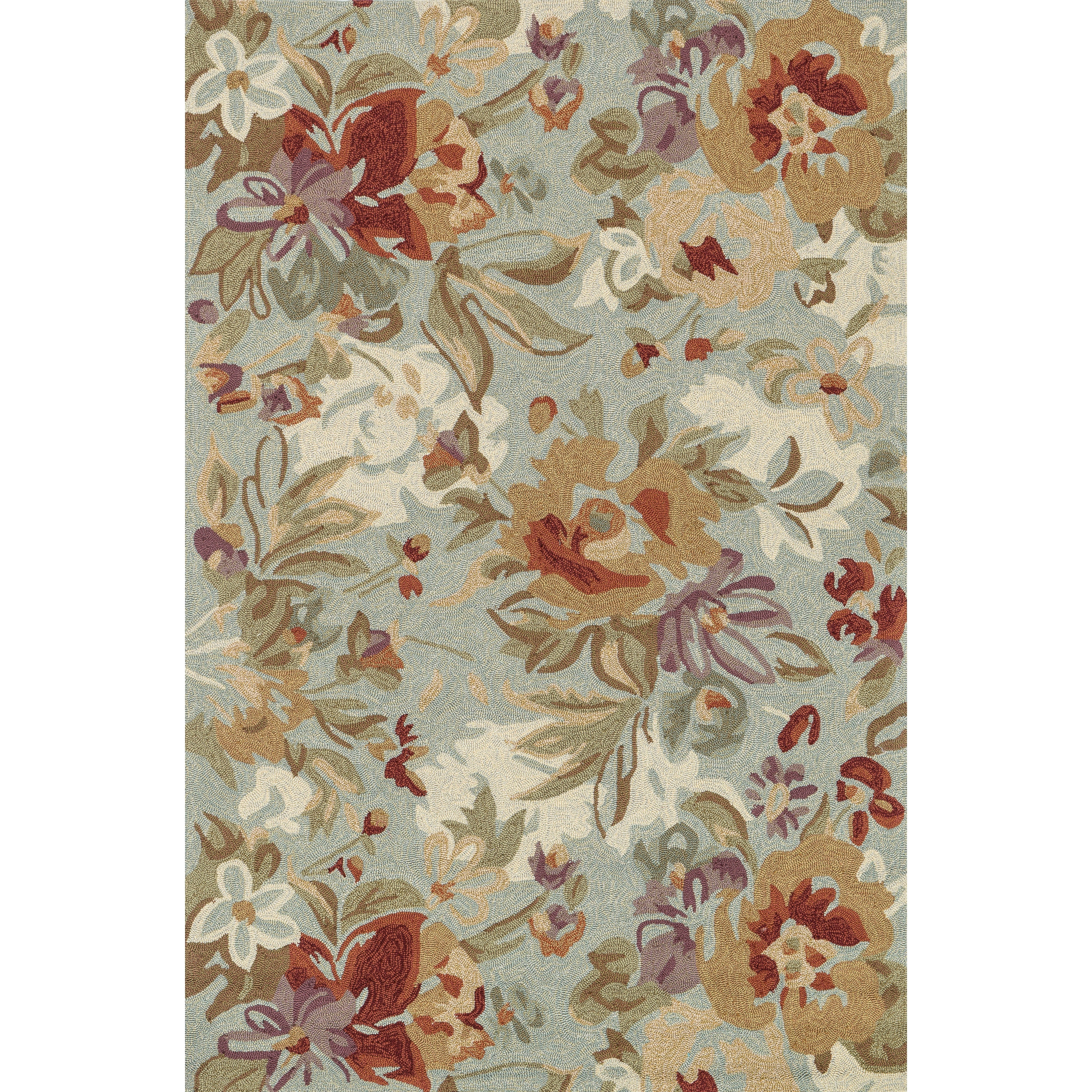 Hand hooked Charlotte Mist Rug (5 X 76)