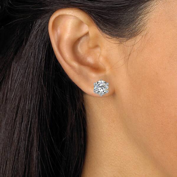 Classic sterling silver stud earrings