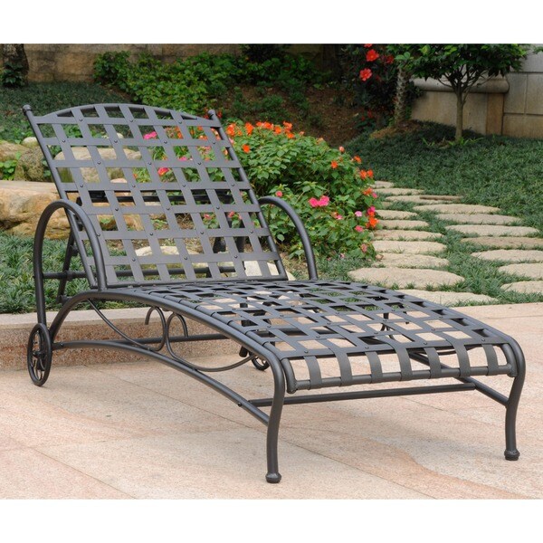 cast iron sun loungers