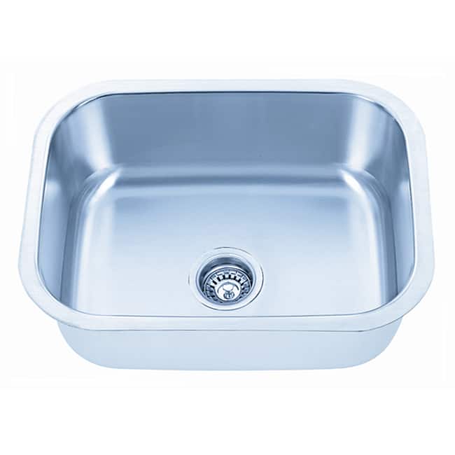 Fine Fixtures Undermount Stainless Steel Single Bowl Kitchen Sink