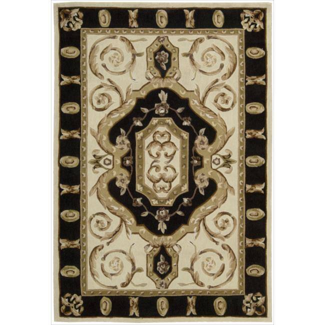 Nourison Hand-tufted Ivory Overland Street Rug - 5' x 7'6"
