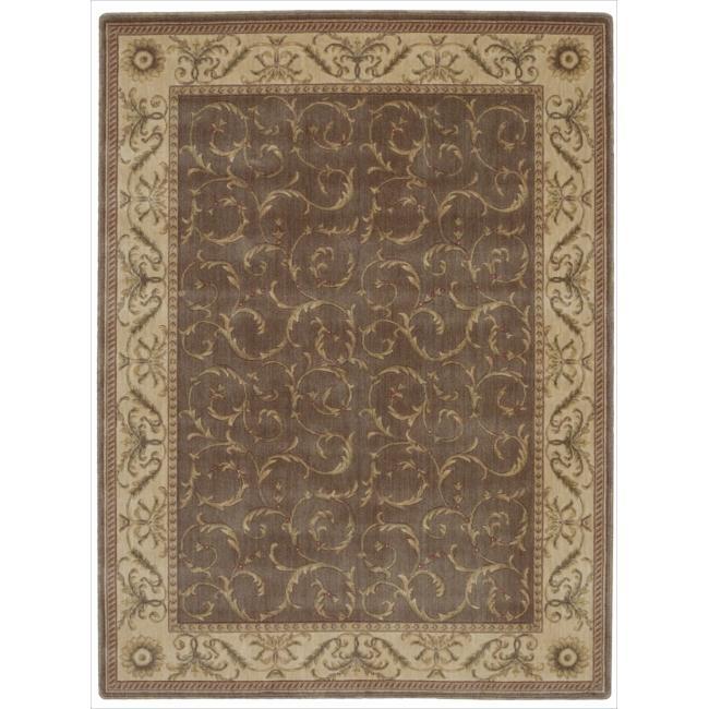 Shop Nourison Somerset Khaki Area Rug - 5'6 x 7'5 - On Sale - Free ...