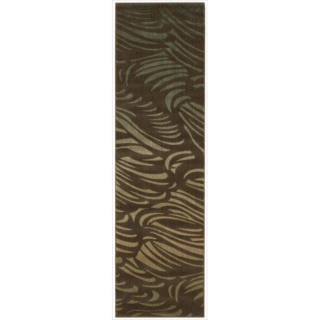 Nourison Summerfield Brown Polyacrylic Rug (2 X 59)