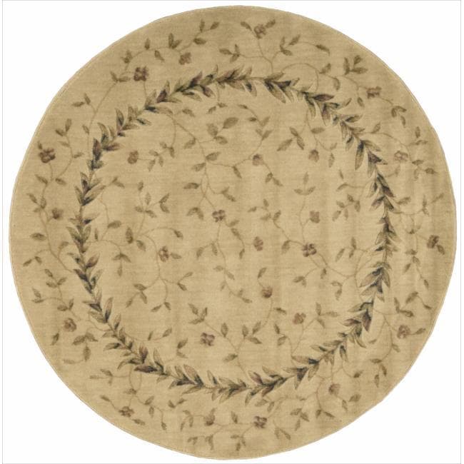 Nourison Summerfield Circular Beige Rug (56 Round)