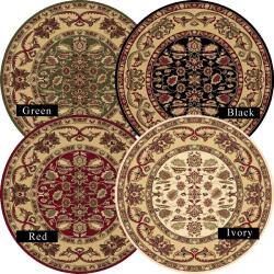 Anoosha Persian Ivory Garden Design Rug (7'10 Round) - Bed Bath ...