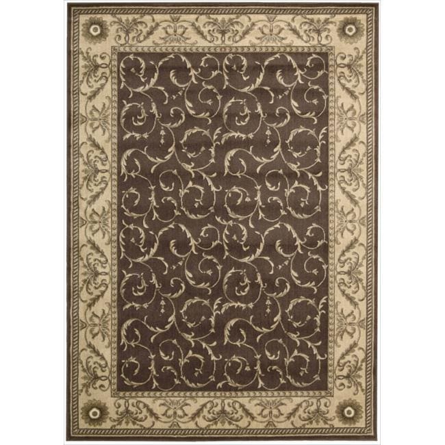 Nourison Summerfield Brown Rug (56 X 75)