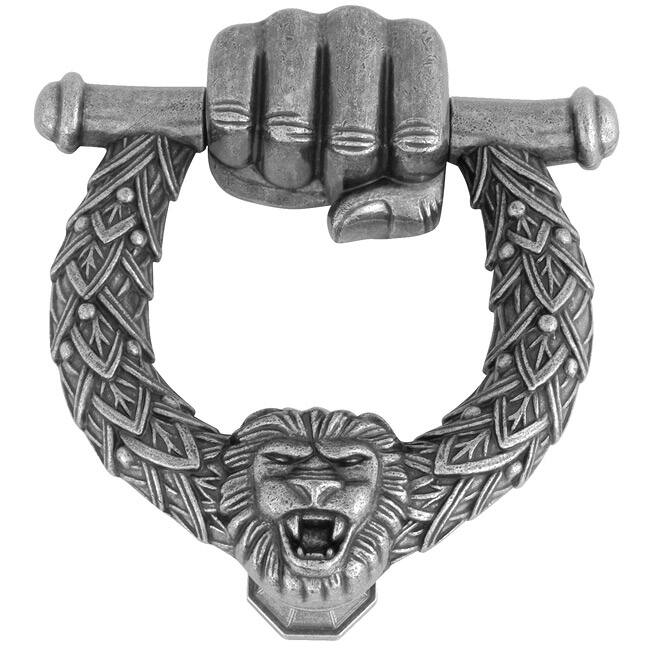 Renaissance Collection Pewter 6-inch Door Knocker