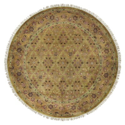 Hand-knotted Belmont Wool Area Rug - 8' Round - 8' Round