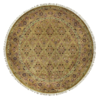 Hand-knotted Belmont Wool Area Rug - 8' Round - 8' Round