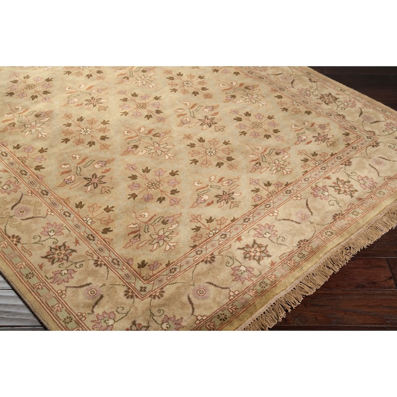 Hand-knotted Belmont Wool Area Rug - 8' Round - 8' Round