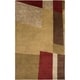 preview thumbnail 4 of 3, Hand-knotted Brown Contemporary Thornbury Wool Abstract Area Rug - 8' x 11' - 8' x 11'