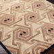 preview thumbnail 3 of 3, Hand-knotted Beige Contemporary Nadia Wool Geometric Area Rug - 5' x 8' - 5' x 8'