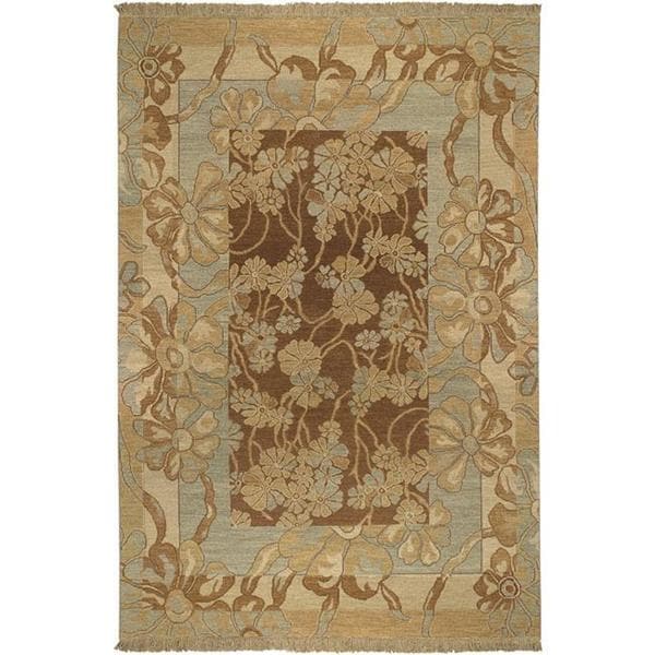 Hand-knotted Coventry Wool Area Rug - 6' x 9'. Opens flyout.