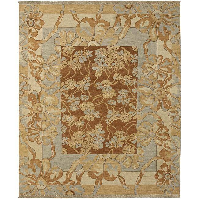 Hand-knotted Coventry Wool Area Rug - 9' x 12' - 9' x 12' - 9' x 12' - Mocha