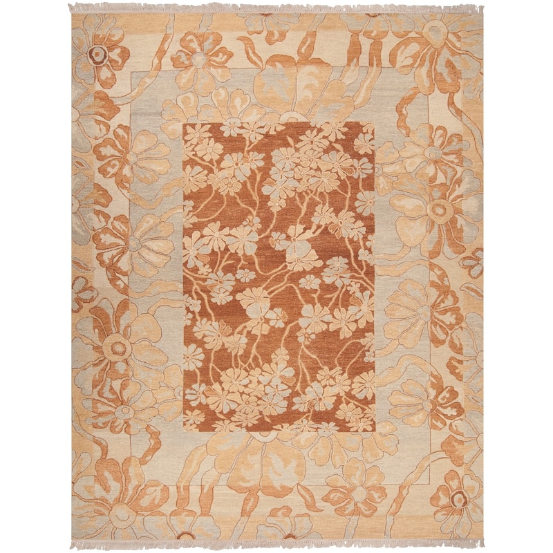 Hand-knotted Coventry Wool Area Rug - 9' x 12' - 9' x 12'