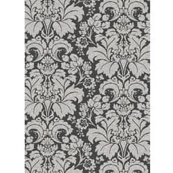 slide 2 of 2, Admire Home Living Traditional Brilliance Damask Area Rug (5'5 x 7'7)