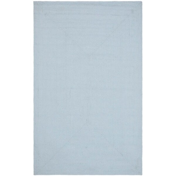 Safavieh Reversible Cottage Lifestyle Light Blue Braided Rug - 8' x 10'