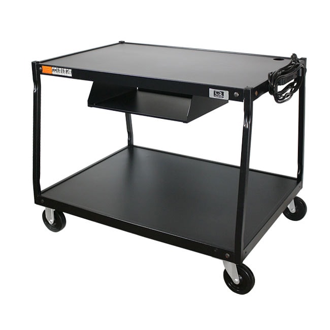 Quartet Pyramid 2 shelf Av Cart