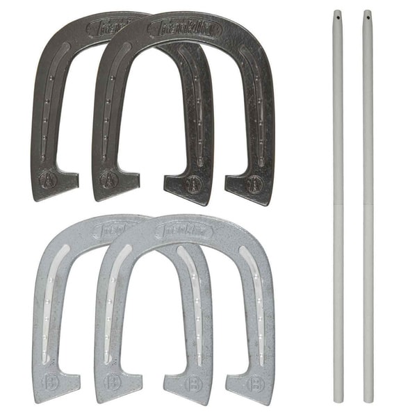 Franklin Sports Chrome Plated Advanced Horseshoe Set Franklin Sports Lawn Games