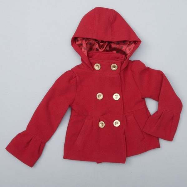 Dollhouse Girl's Wool Hooded Jacket FINAL SALE Dollhouse Girls' Outerwear