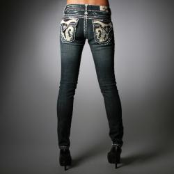 ladies embellished jeans