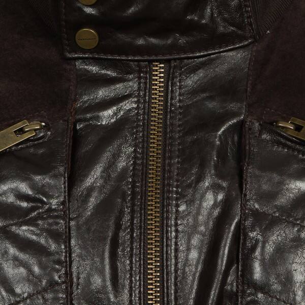 Shop Sean John Men S Vintage Lambskin Leather Jacket Final Sale