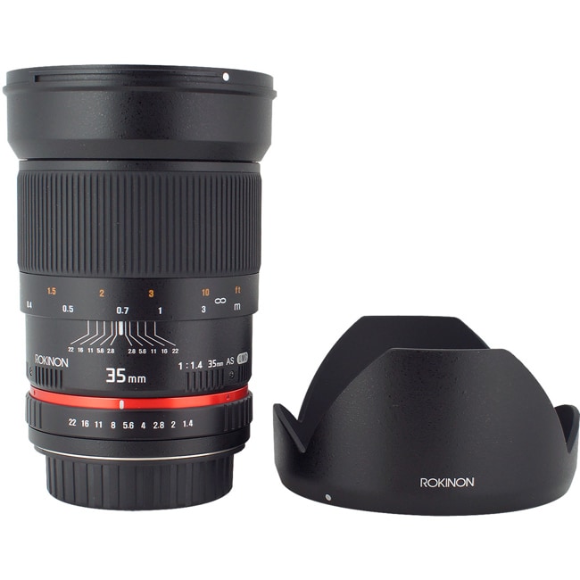 Rokinon 35mm f/1.4 Aspherical Lens for Canon Cameras