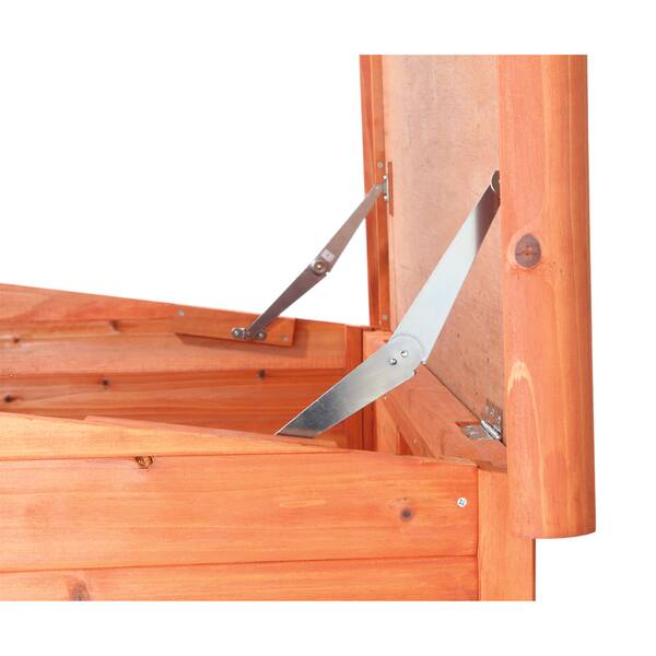 Shop Trixie Natura Medium Weatherproof Flat Roof Glazed Pine