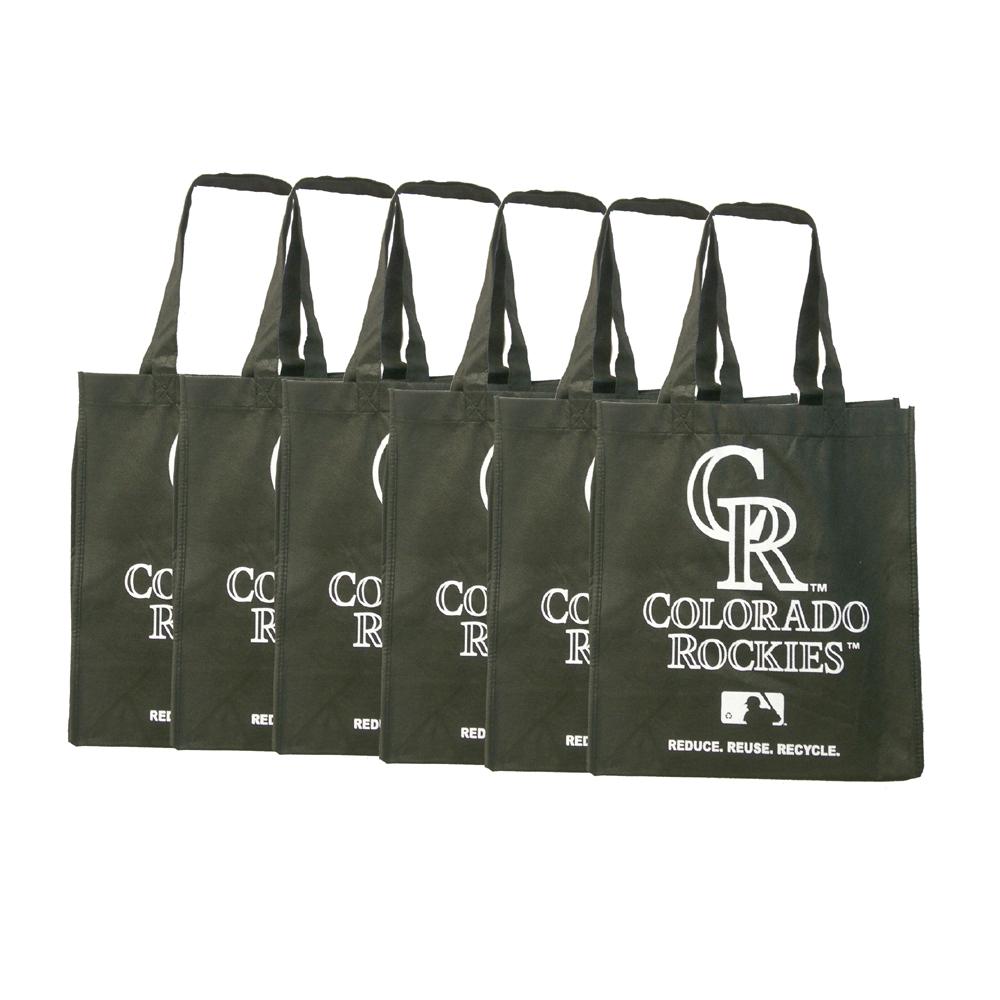 Colorado Rockies Reusable Bags (Pack of 6)