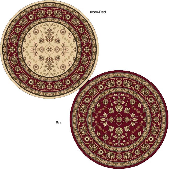 Anoosha Isfahan Red Rug (710 Round)