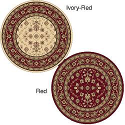 Anoosha Isfahan Red Rug (7'10 Round) - Bed Bath & Beyond - 6143575