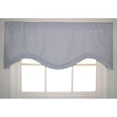 Crosswell Check Ruffled Cornice Valance