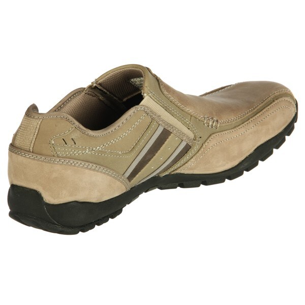 skechers leather slip ons