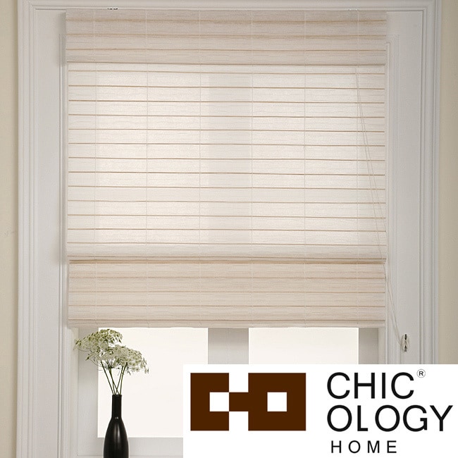 Chicology Serenity Rice Roman Shade (30 In. X 72 In.)