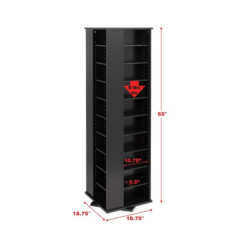 Large 4-sided Spinning Media Tower