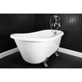 Spa Collection 54-inch Swedish Clawfoot Tub and Faucet Pack