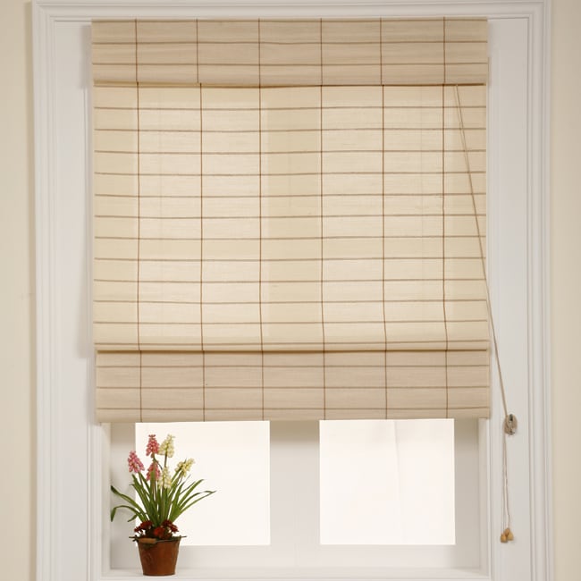 Kyoto Cappuccino Roman Shade (30 In. X 72 In.)