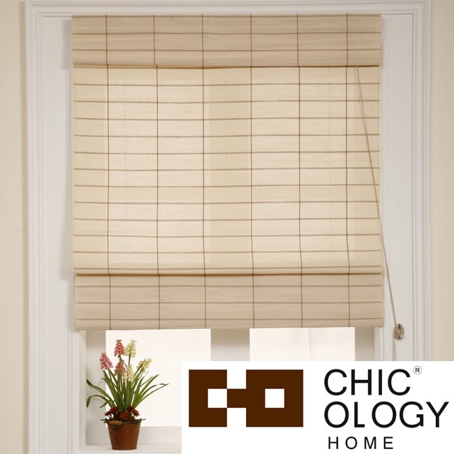 Chicology Kyoto Cappuccino Roman Shade (30 In. X 72 In.)