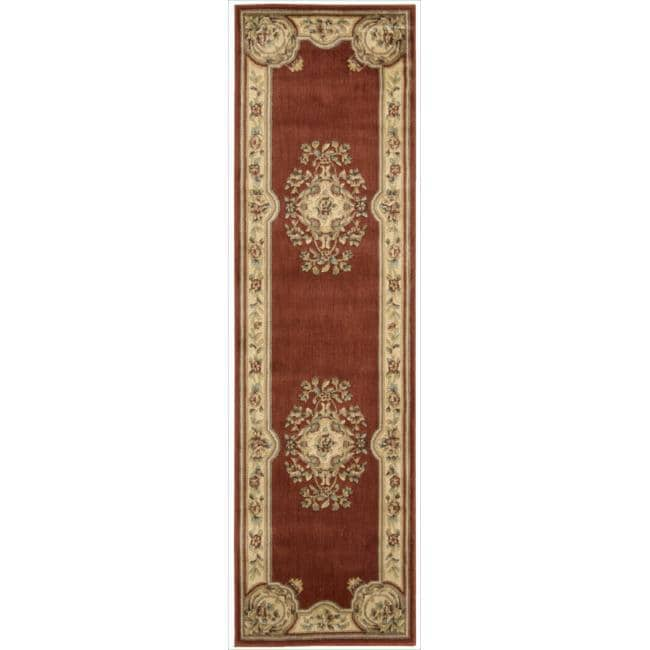 Nourison Chateau Rust Rug (23 X 8)