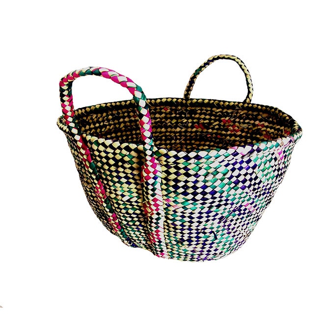 raffia shopping basket