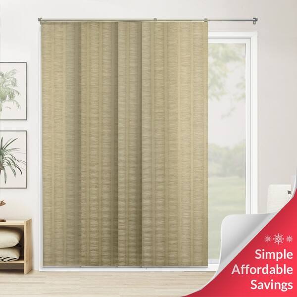 Shop Chicology Adjustable Sliding Panel Beach Natural Woven