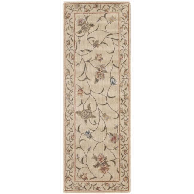 Nourison Summerfield Ivory Traditional Floral Rug (23 X 8)