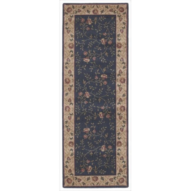 Nourison Summerfield Navy Rug (23 X 8)