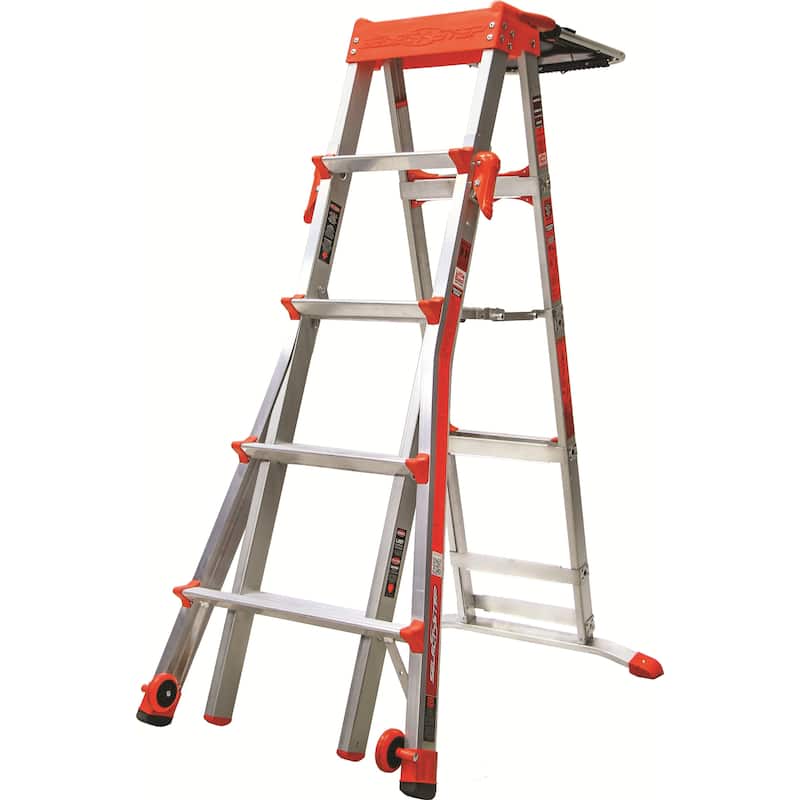 Little Giant Adjustable 5 - 8 ft. Select Step Ladder