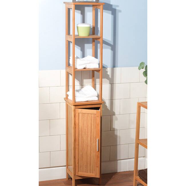 Simple Living Bamboo Linen Tower