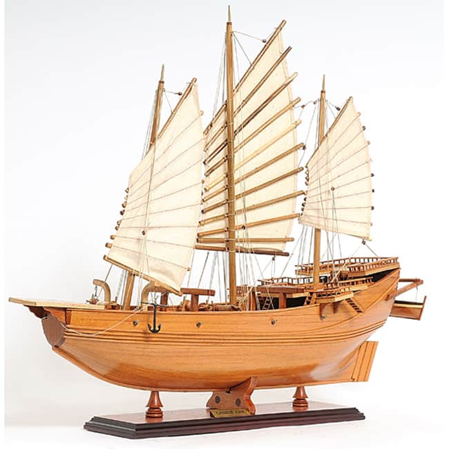 Old Modern Handicrafts Chinese Junk Model