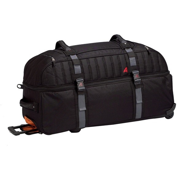 Athalon Black 34-inch Double-Decker Wheeled Duffel Bag - 13808497 ...