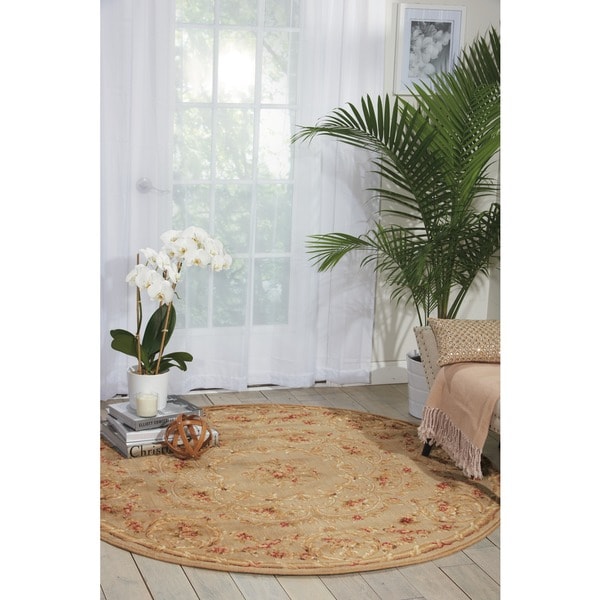 Nourison Somerset Mocha Area Rug (5'6 Round)