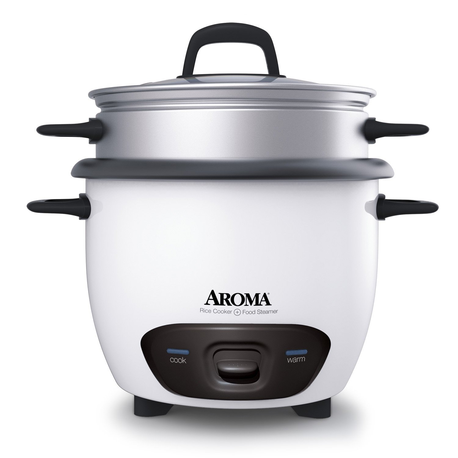 Aroma MRC-903D 3 Cup Digital Cool Touch Mini Rice Cooker 